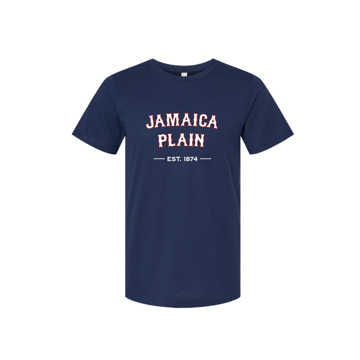 Unisex Jamaica Plain Sox Tee - Navy