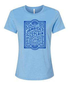 Blue On Blue JP Card Womens Shirt