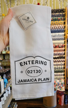 Load image into Gallery viewer, Tea Towel - Entering Jamaica Plain
