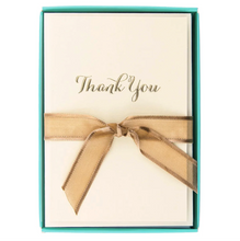 Load image into Gallery viewer, Thank You Script Boxed Cards
