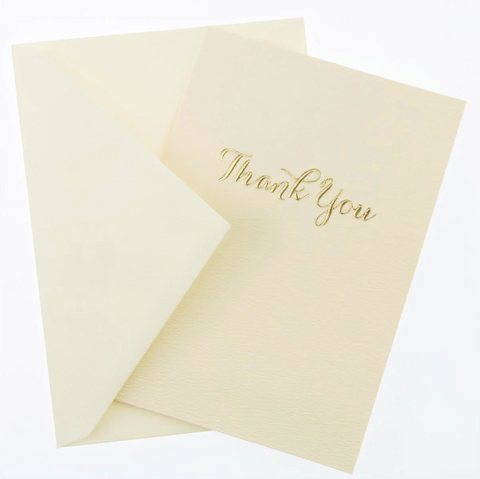 Thank You Script Boxed Cards