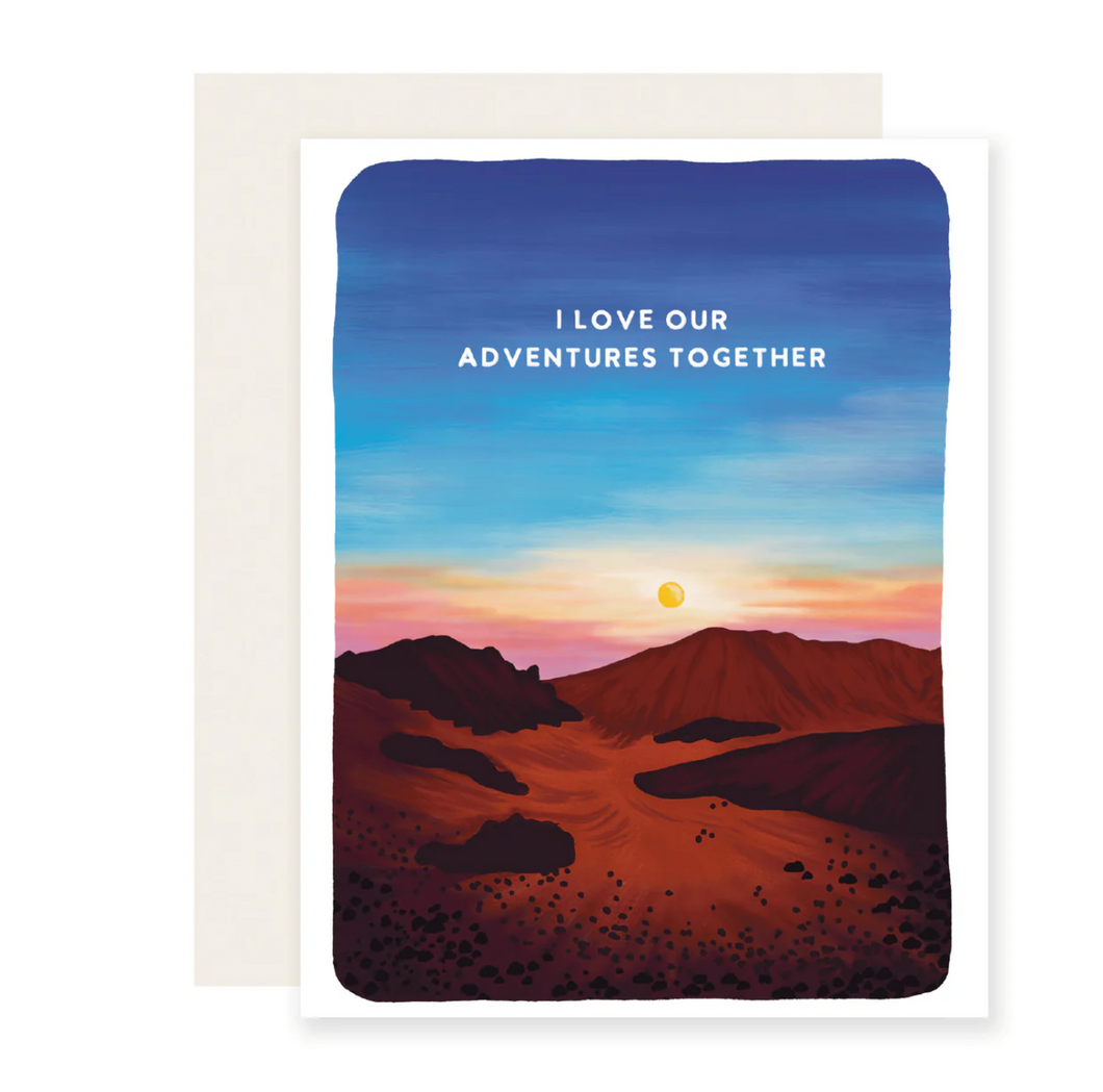 I Love Our Adventures Card