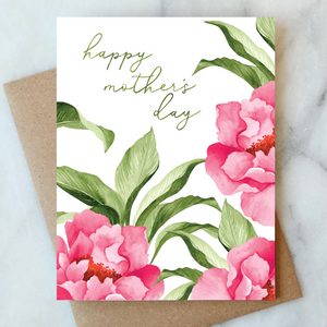 Pink Blooms Mother's Day Card