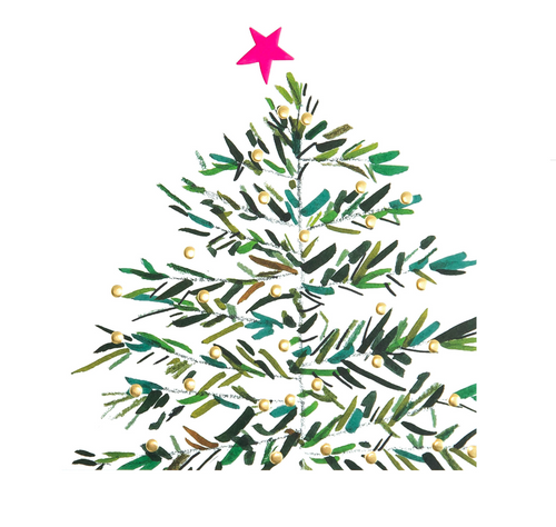 Christmas Tree Square Card