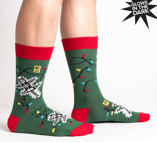 Eating Light This Holiday Men's Socks