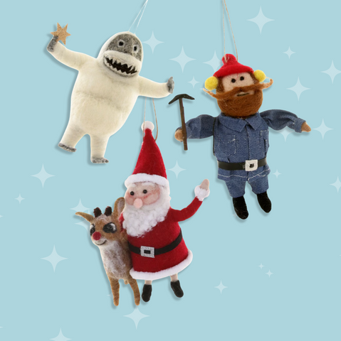 Felted Ornament - Abominable Snowman