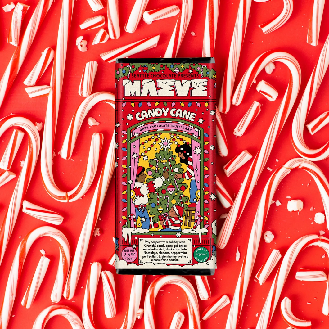 MAEVE Holiday Truffle Bar - Candy Cane Crunch