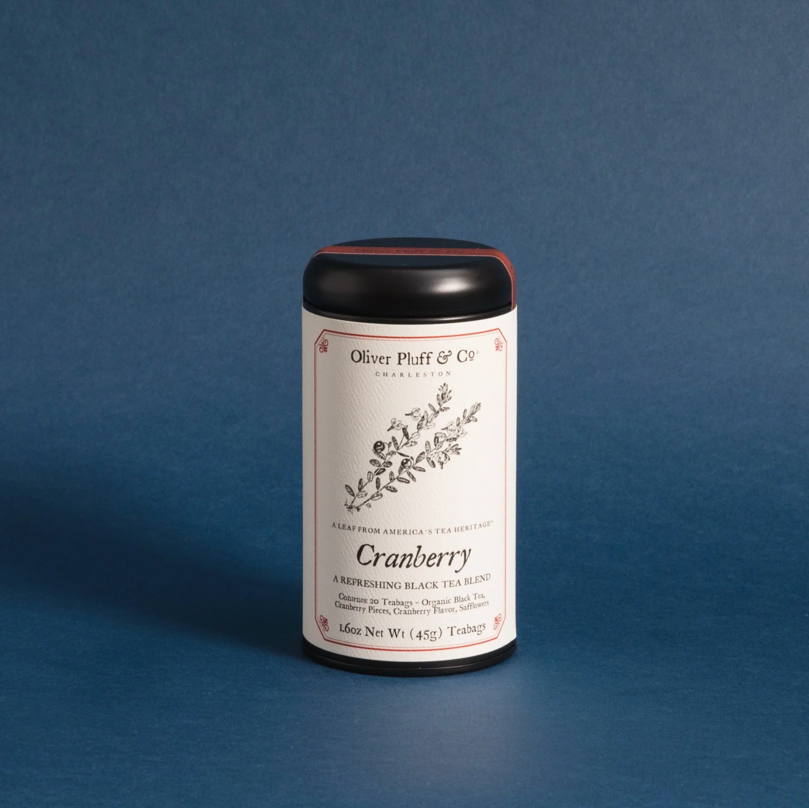 1.6oz Teabag Tin Cranberry