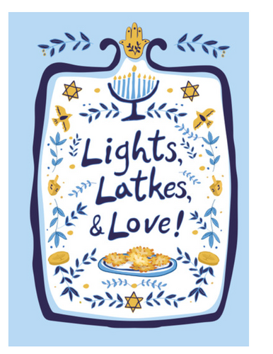 Lights, Latkes and Love Boxed Cards