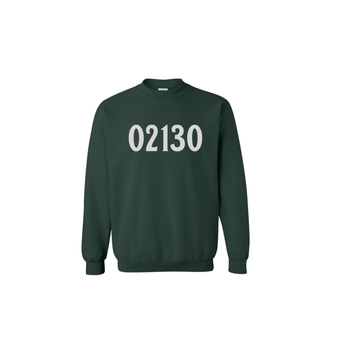 02130 Crew Sweatshirt - Forest Green