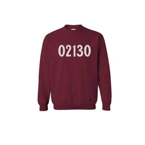 02130 Crew Sweatshirt - Garnet
