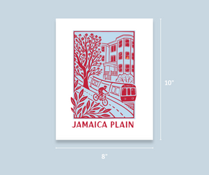 Print - JP Scene Blue/Berry