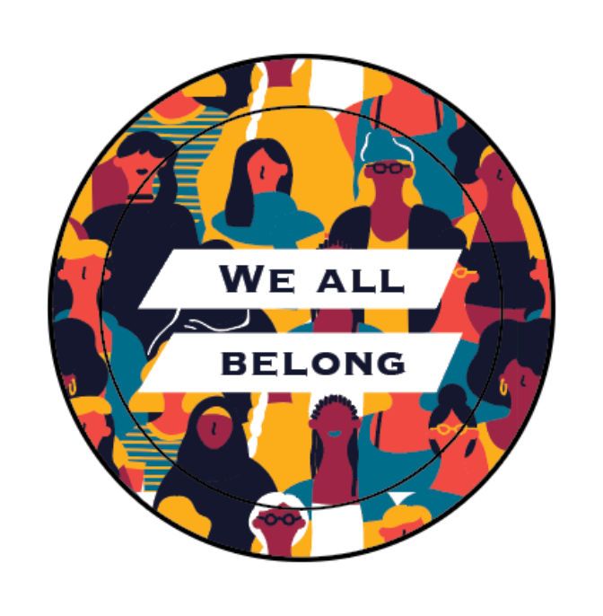 We All Belong Button