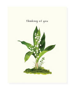 Thinking Of You Lily of the Valley Card