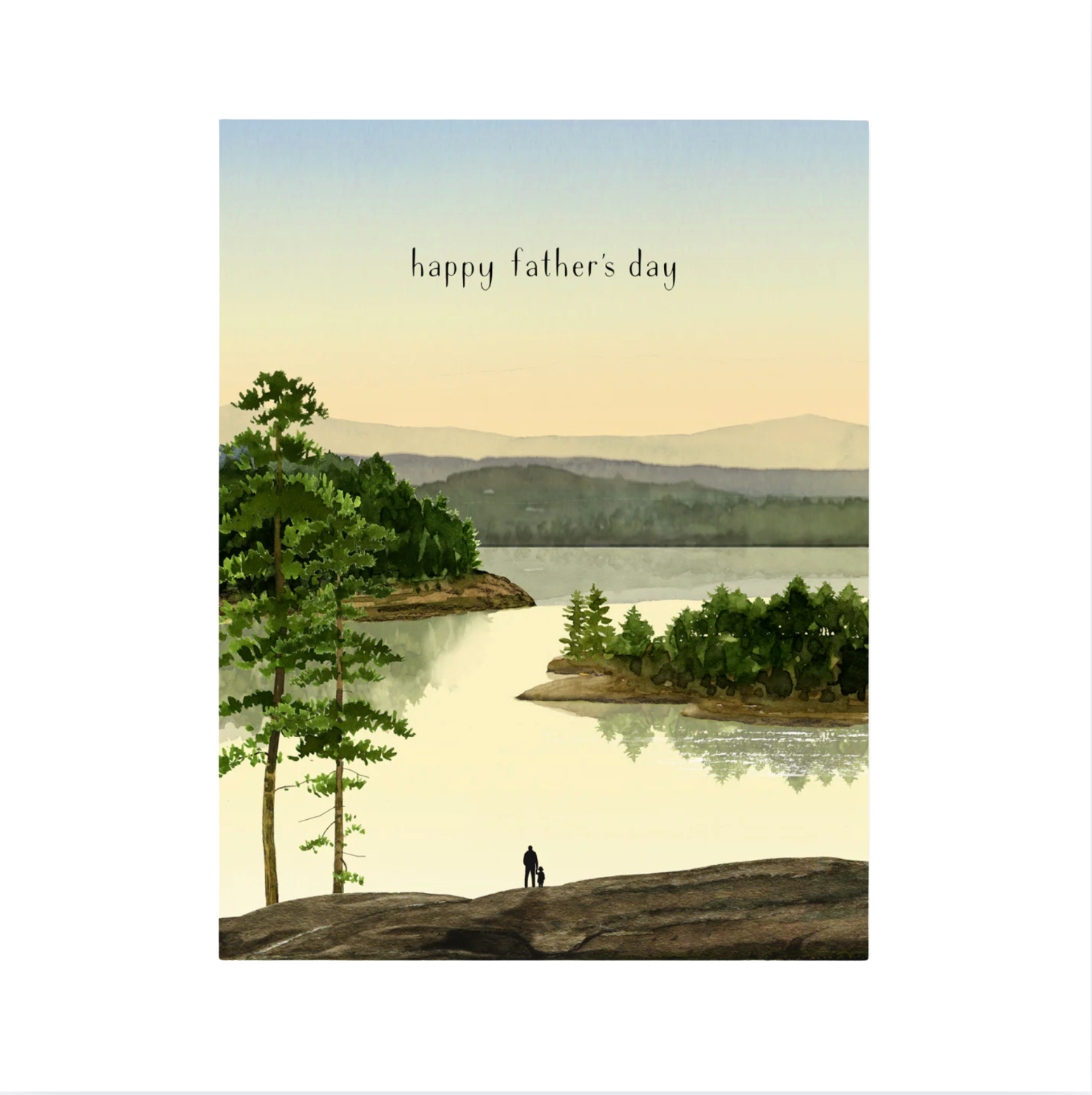 Still Waters Fathers Day Card