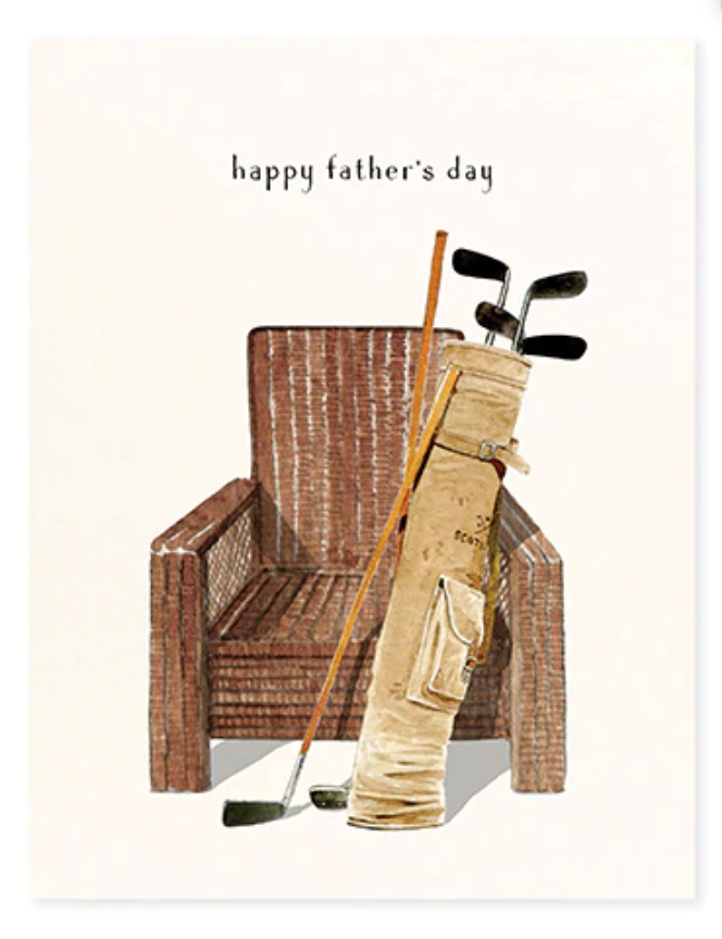 Club Bag Fathers Day Card