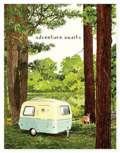 Adventure Awaits Camping Card