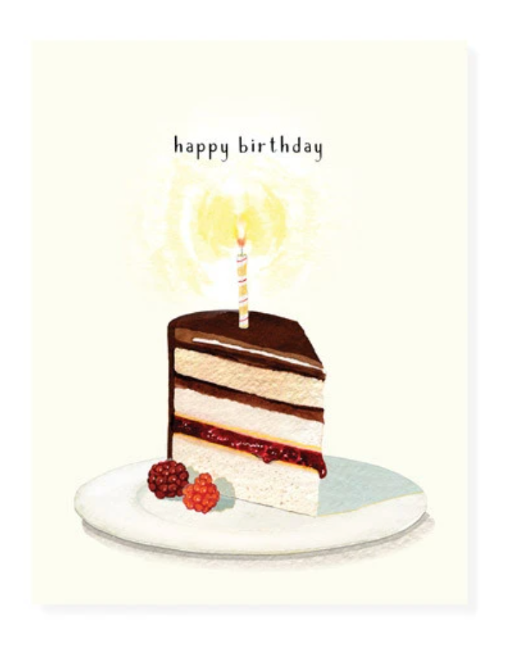 Slice of Cake Birthday Card