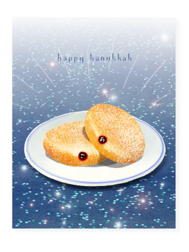Sufganiyot Hanukkah Card