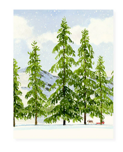 Snow Bright Holiday Card