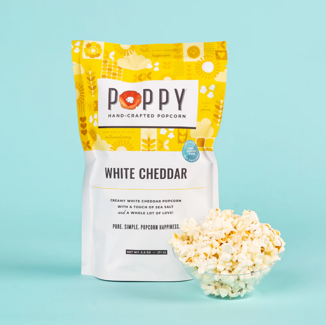 Poppy Popcorn - White Cheddar