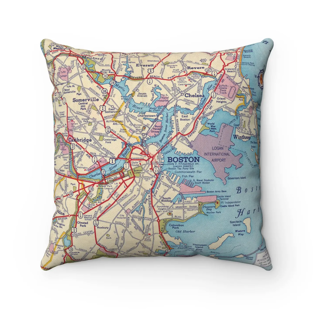 Pillow - Boston Map