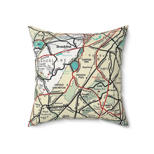 Throw Pillow - JP Map