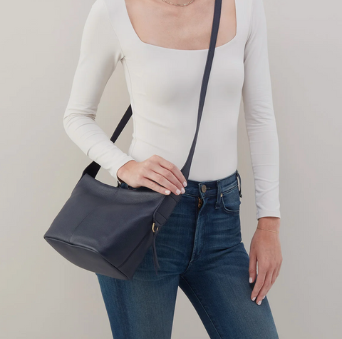 Sapphire Collette Crossbody Leather Bag