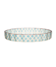 Load image into Gallery viewer, Large Quiche Dish - Retro Blue
