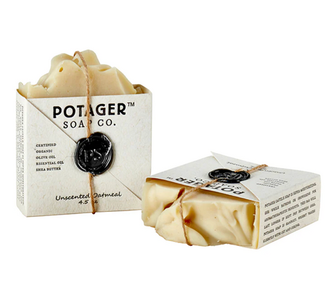 Potager Organic Soap B Unscented Oatmeal