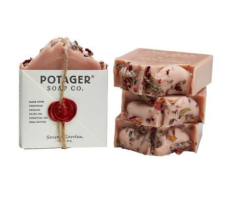 Potager Organic Soap Pink Secret Garden