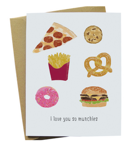 Love You Munchies Card