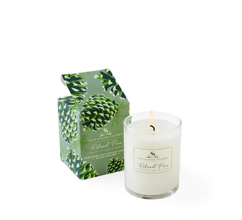 Roland Pine Votive Soy Candle