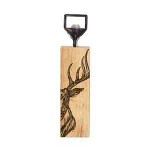 Oak Bottle Opener - Stag