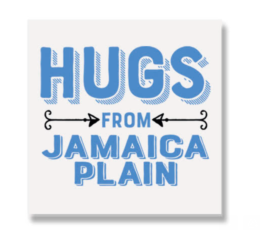 Jamaica Plain Ceramic Blue Hugs From JP