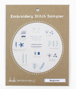 Embroidery Stitch Sampler Beginner