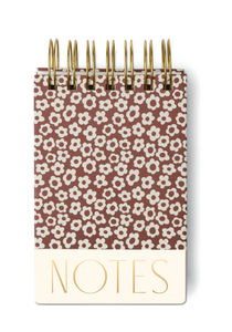 Chunky Notepad Burgundy Floral