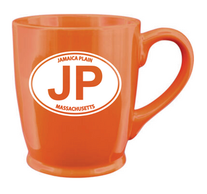 Jamaica Plain Java Etched Mug - Orange