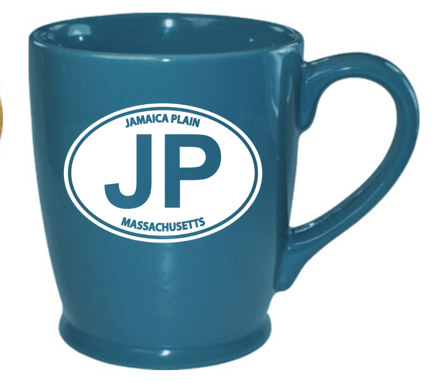 Jamaica Plain Java Etched Mug - Sky Blue