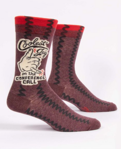 Coolest Guy Conference Table Men's Socks
