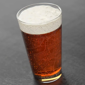 JP Map Pint Glass