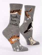 Load image into Gallery viewer, People I Love: Cats Crew Socks

