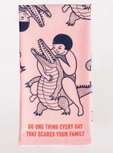 Load image into Gallery viewer, Screen Printed Dish Towels Scare Ur Fam
