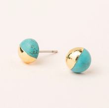 Load image into Gallery viewer, Scout Dipped Studs Turquoise
