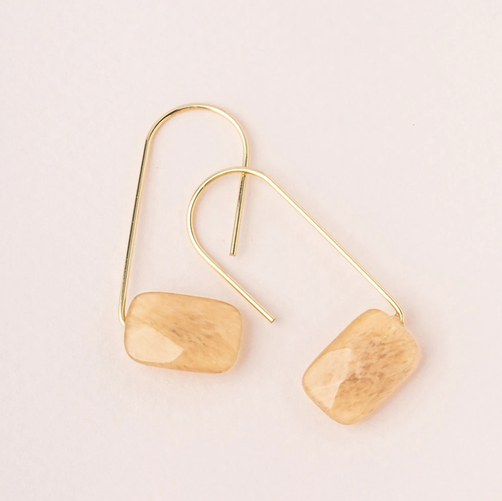 Scout Floating Earrings Citrine