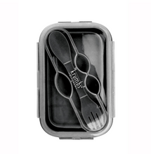 Load image into Gallery viewer, Collapsible Lunch Container Black
