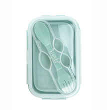 Load image into Gallery viewer, Collapsible Lunch Container Teal
