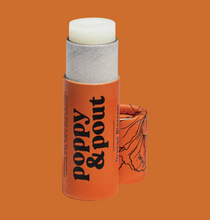 Load image into Gallery viewer, Orange Blossom Poppy &amp; Pout Lip Balm
