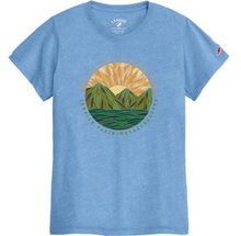 Load image into Gallery viewer, Suncatcher Blue Jamaica Plain T-Shirt - Large
