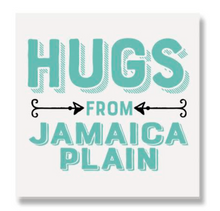 Load image into Gallery viewer, Aqua Hugs Jamaica Plain Ceramic Coaster
